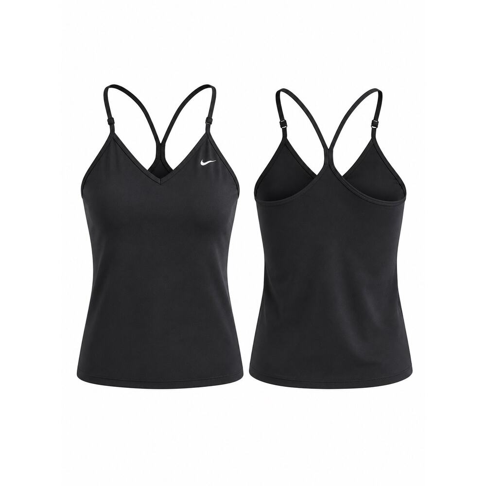 Nike Dri-FIT Black Built In Bra Athletic Tank Top Women’s Size Small